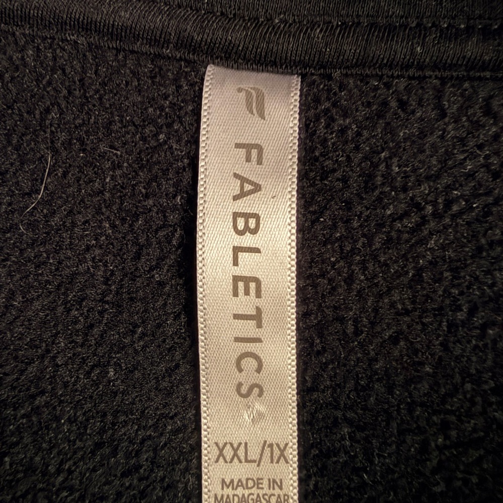 Fabletics Black Half-Zip Pullover Sweater - image 2